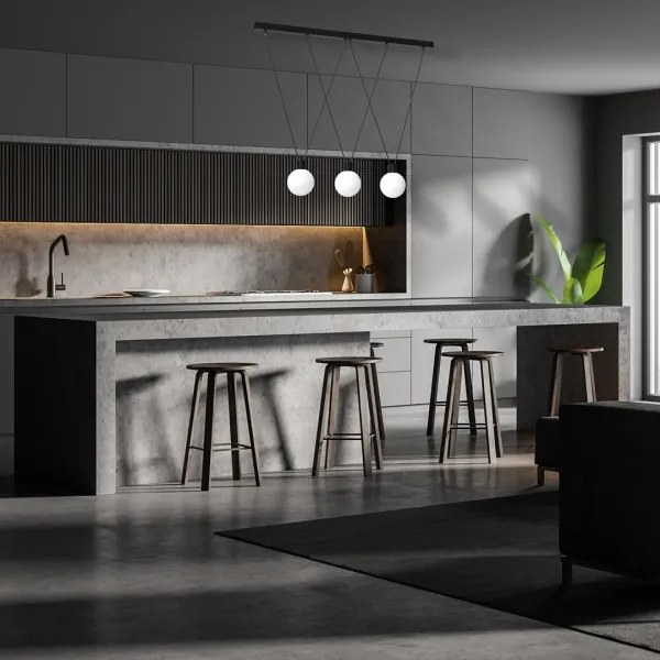 Csillár zsinóron CAPRI 3xG9/7W/230V