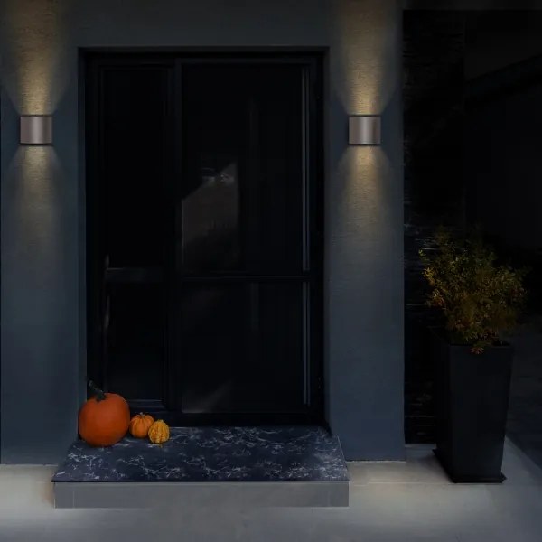 Brilagi - LED Kültéri fali lámpa RONDO LED/6W/230V szürke IP54