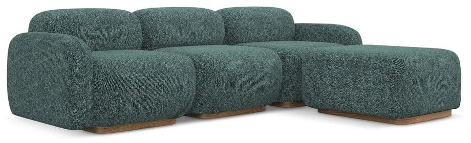 Türkiz moduláris sarokkanapé (variálható sarok) Ailani – Makamii