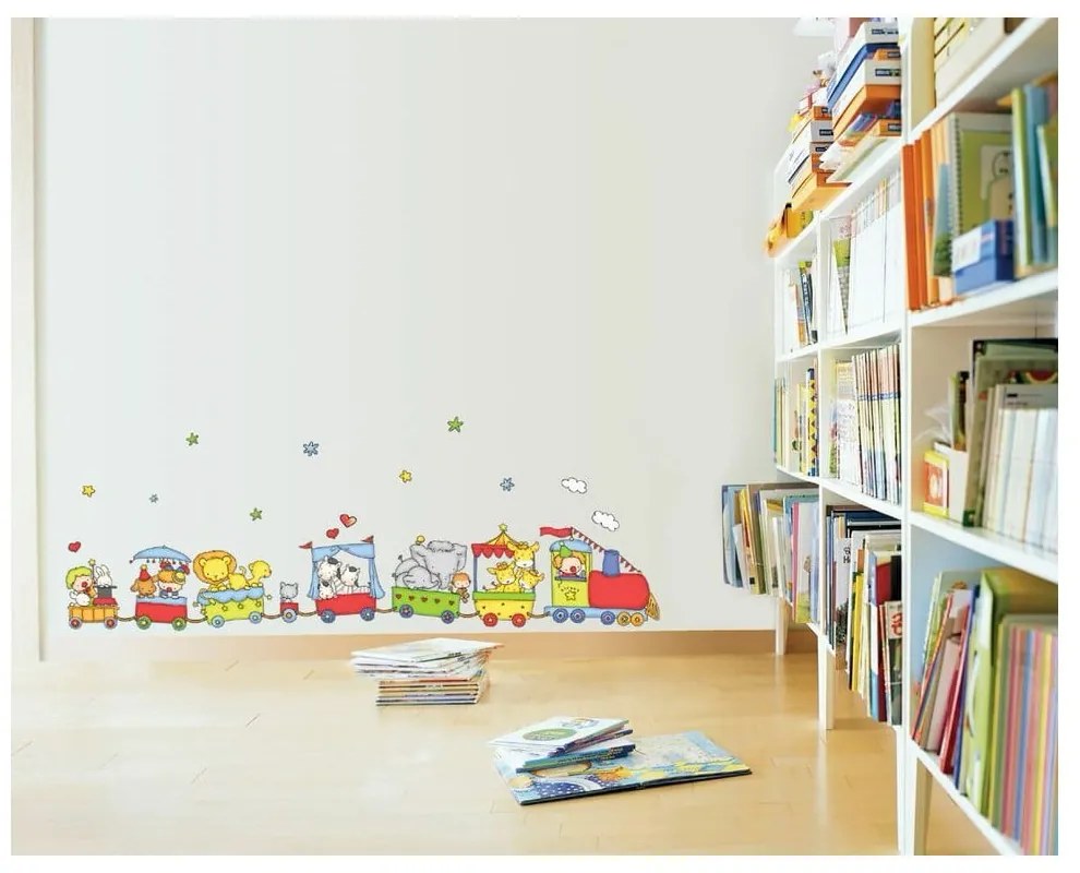 Train of circus animals falmatrica szett, 120 cm - Ambiance