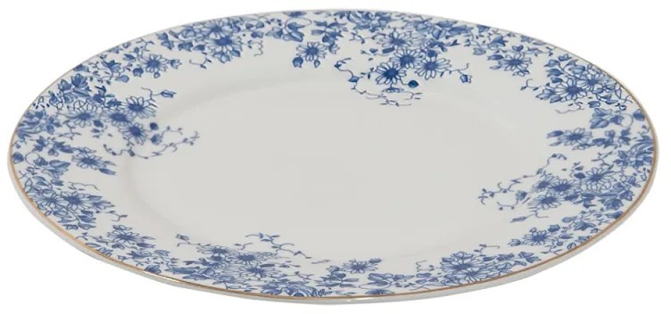 Bellflower Blue porcelán lapostányér