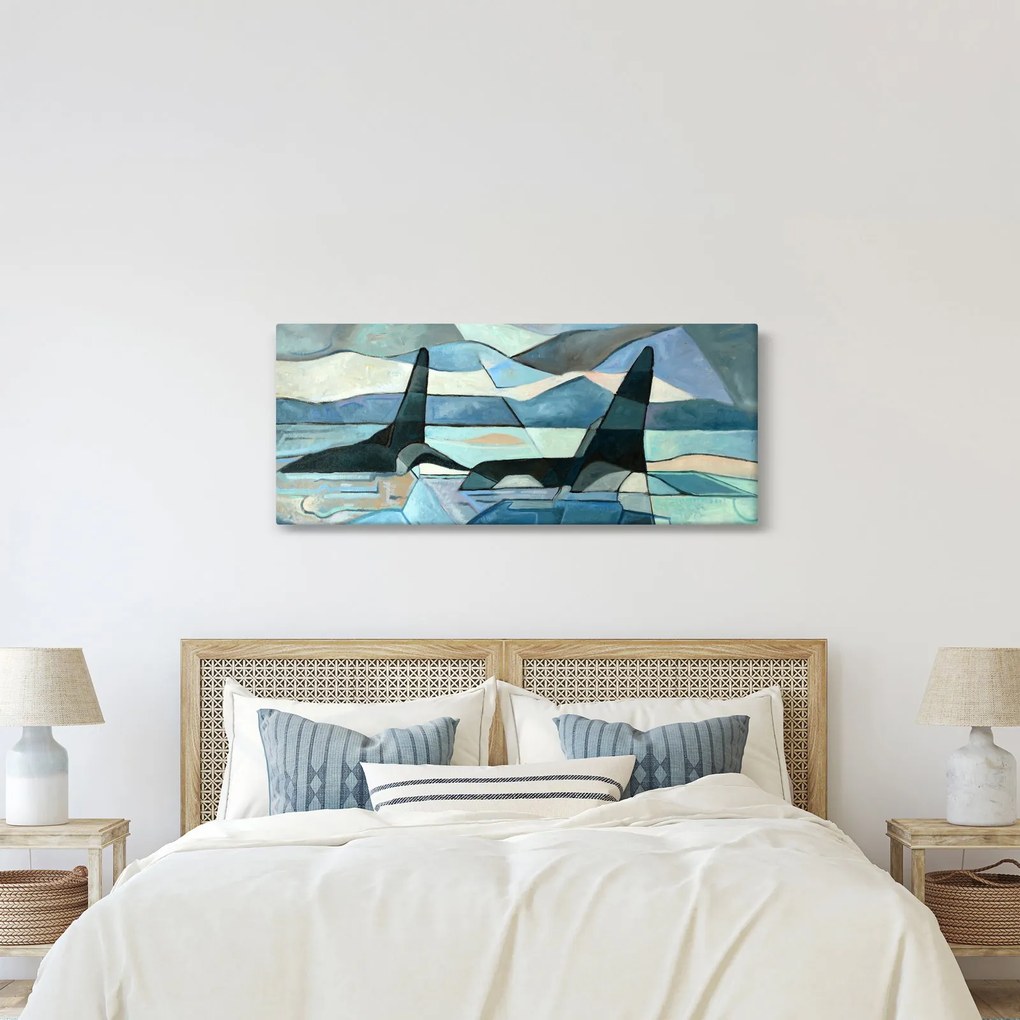 Kép - Orcas (120x50 cm)