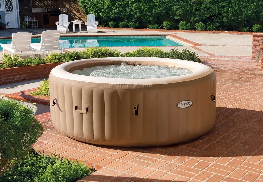 INTEX PureSpa Bubble Massage 216 x 71 cm, 6 személyes jakuzzi / masszázsmedence 28428