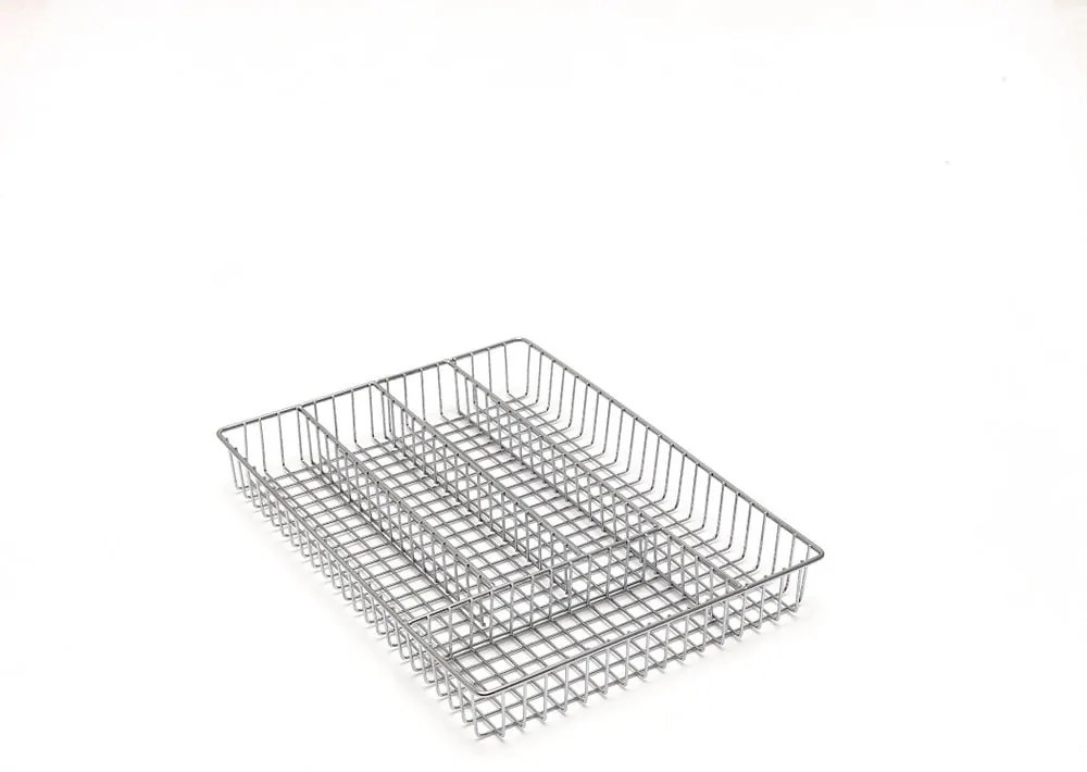 Wire rozsdamentes acél evőeszköz-rendszerező, 36,5 cm - Addis