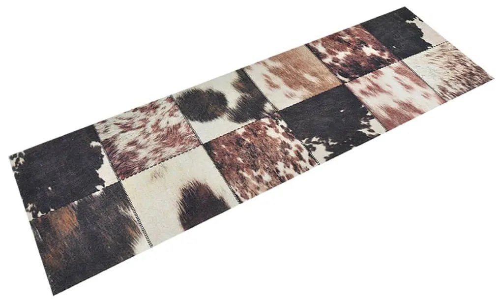 mosható állatbőr mintás bársony konyhaszőnyeg 60 x 180 cm