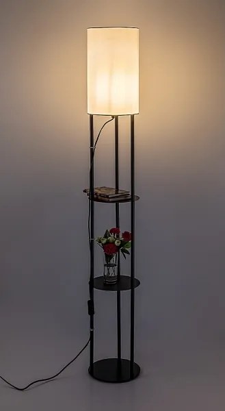 Rabalux 74106 - BRONN állólámpa 1xE27/40W/230V fekete