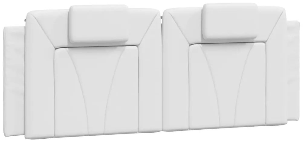 fehér ágykeret Viana LED-ekkel matrac nélkül 140 x 190 cm