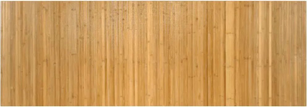 vidaXL négyszögletű természetes bambusz szőnyeg 70 x 200 cm
