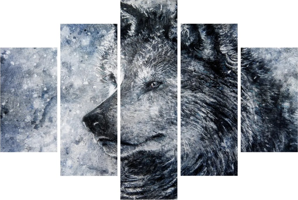 Kép - Farkas rajzfilm (150x105 cm)
