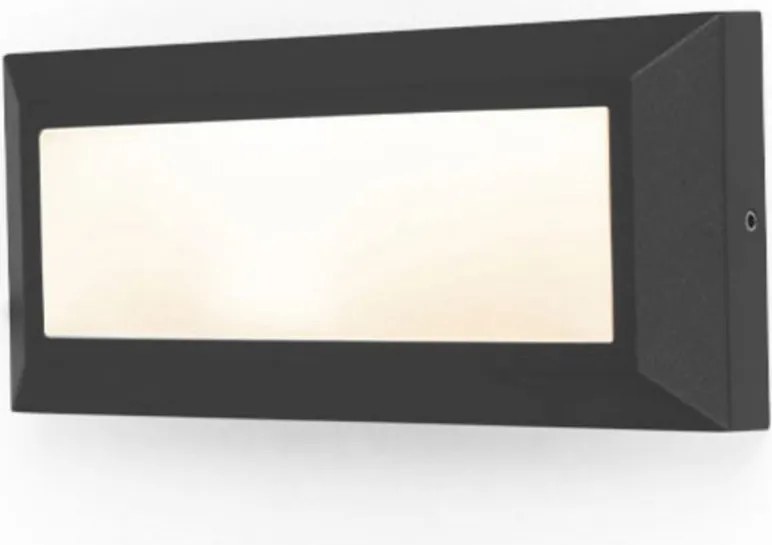 LUTEC 5191605012 HELENA Modern Kültéri Fali Lámpa Fekete LED IP44