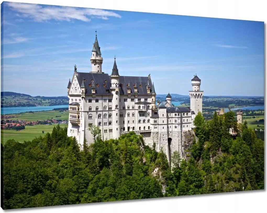 Festmények 100x70 Neuschwanstein kastély