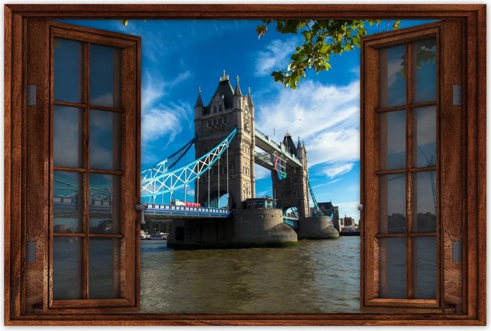 Poszterek 60x40 Tower Bridge, égbolt
