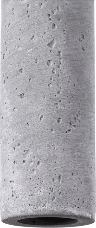 Szürke beton függőlámpa Fideus – Sollux