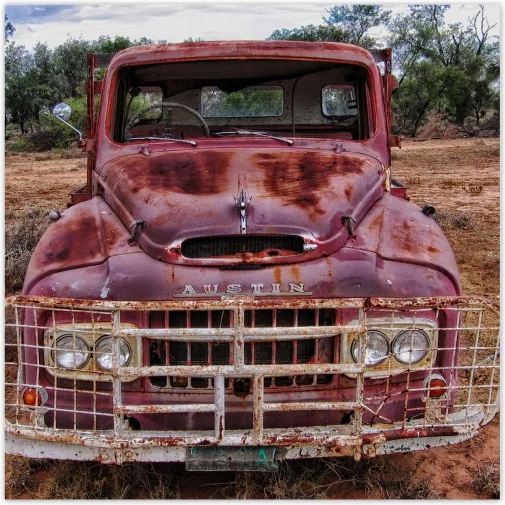 Poszterek 140x140 Veterán országúti Austin