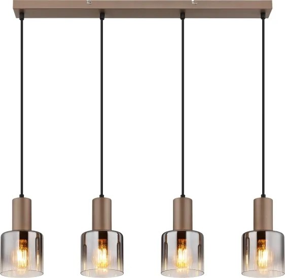 Globo 54318-4H - WALTON kábeles függeszték 4xE27/40W/230V