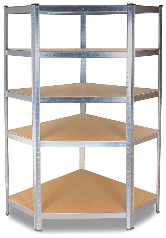 Aldabra GC9040 sarok álló polc, 90x180x40 cm