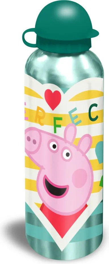 Peppa malac Perfect alumínium kulacs ivókupakkal 500 ml