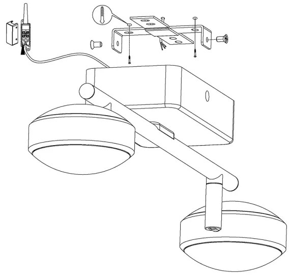 Eglo 97715 - CORROPOLI-C 2xLED/5W/230V RGB állítható spotlámpa