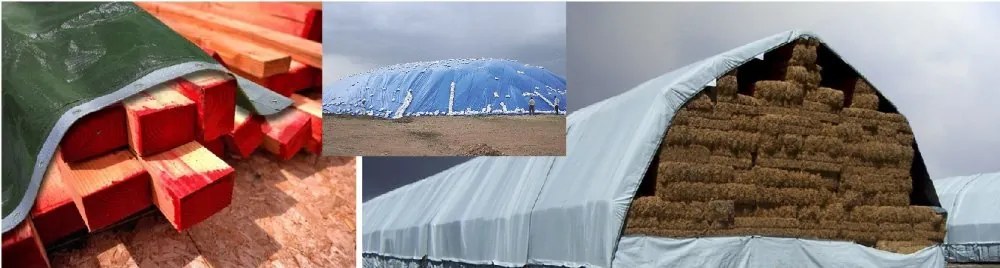Takaró ponyva zöld - szürke 2x6 m 130 g/m2