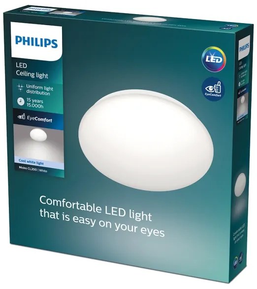 Philips - MOIRE LED mennyezeti lámpa 17 W / 230 V / 4000 K