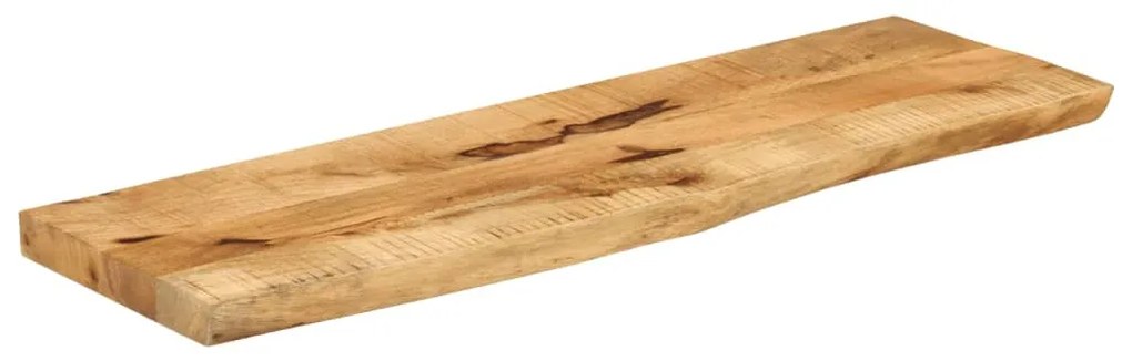 tömör nyers mangófa természetes élű asztallap 100 x 20 x 3,8 cm