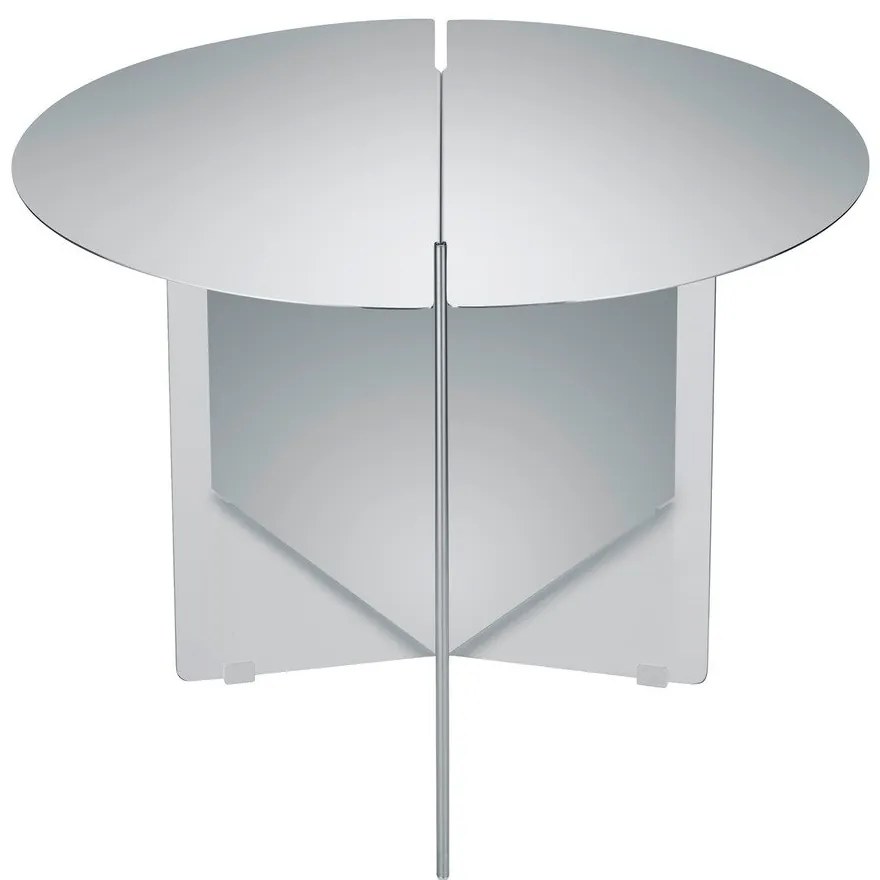 Rozsdamentes acél kerek tárolóasztal ø 50 cm Oru – Blomus