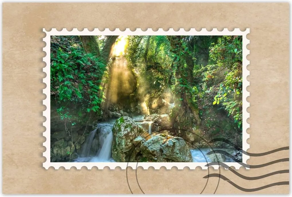 Poszterek 60x40 Vízesés Tájkép