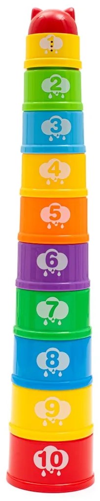 Oktató csészék dallammal Baby Mix