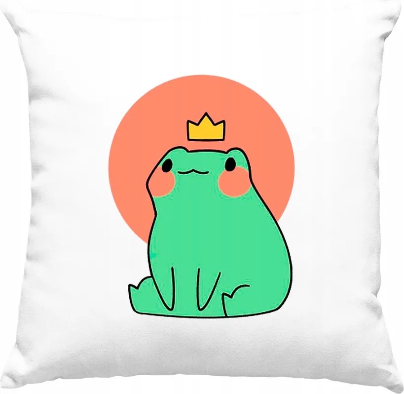 Béka párna mémes béka 3 fehér