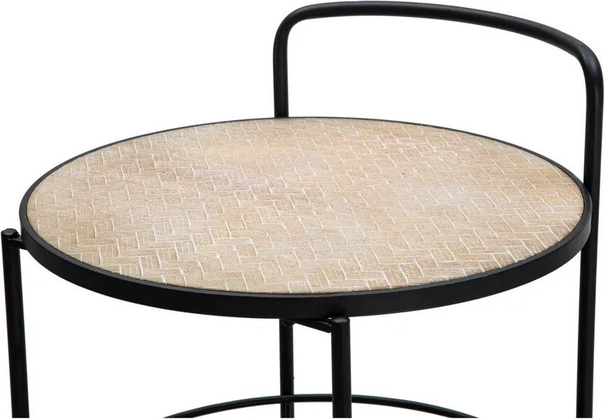 Fém gurulós zsúrkocsi 41,5x40 cm Arex – Mauro Ferretti