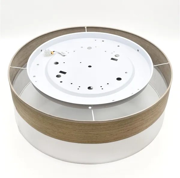 LED Mennyezeti lámpa SIRJA WOOD LED/36W/230V átm. 45 cm fehér/tölgy