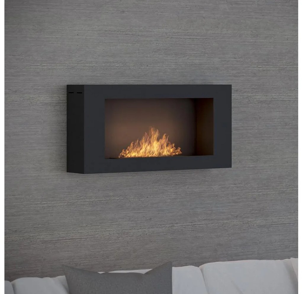 InFire - Fali BIO kandalló 44x91 cm 3kW fekete