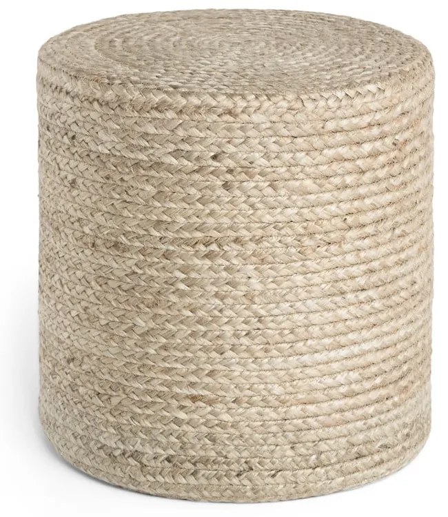 Szürkésbézs puff Jutta Greige – Hanse Home