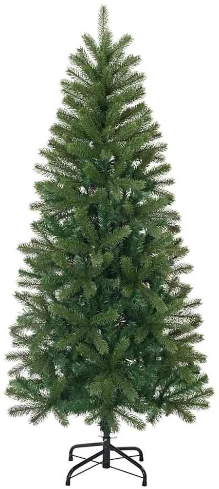 Mű karácsonyfa 150 LED-del állvánnyal Zöld 120 cm PE és PVC