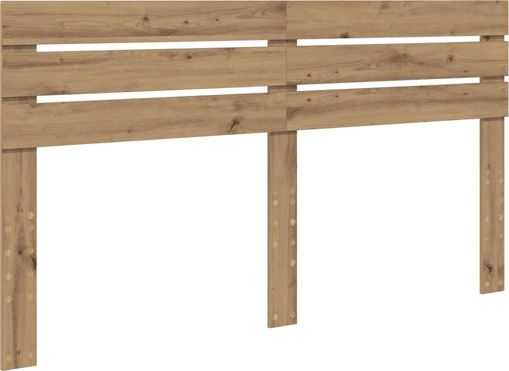 vidaXL Fejtámla Artisan tölgy 200 cm Faanyag