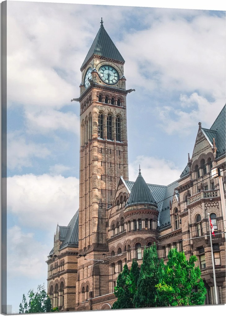 Vászonkép Építészet Óratorony 50x70