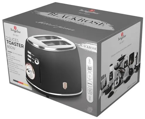 BerlingerHaus Kenyérpirító (700 W) Black Rose Collection BH/9517