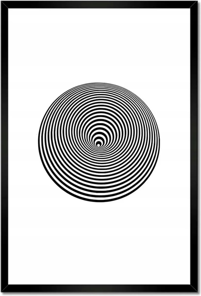 Poszterek keretben 40x60 Absztrakt fekete-fehér