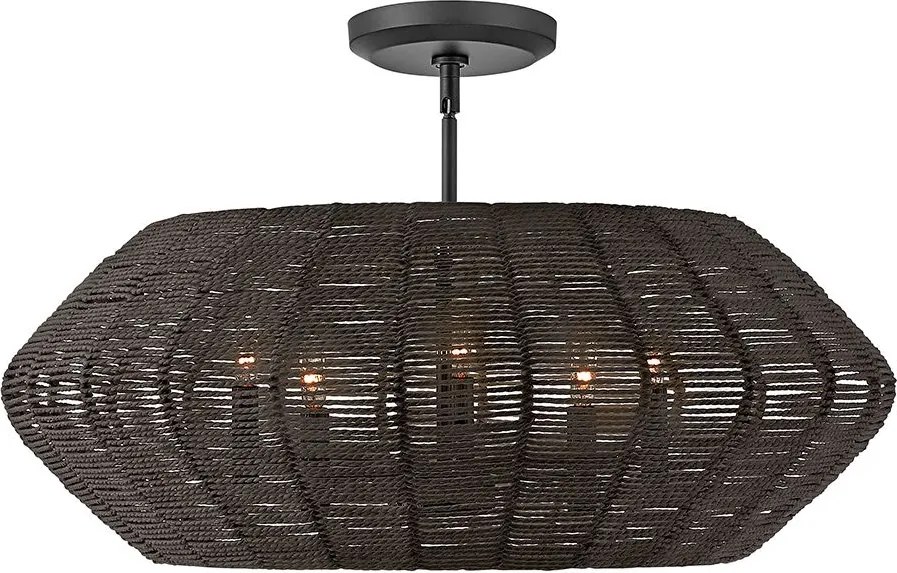 Quintiesse modern boho függeszték luca fekete elsqn-luca-5p-m-bkbk