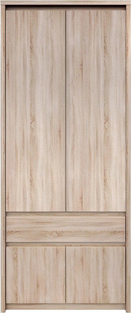 Akasztós szekrény, DTD laminált, tölgy sonoma, NORTY