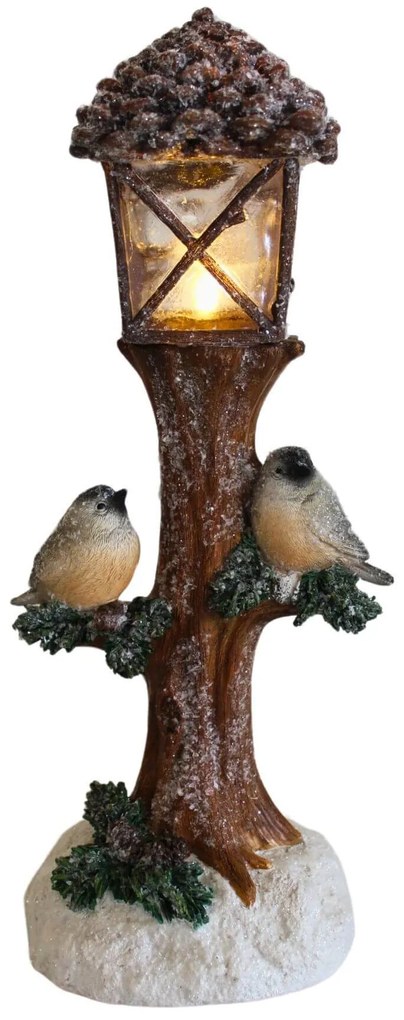 Világító lámpa madarakkal 30cm