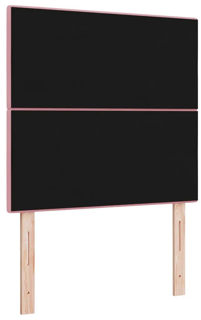 Fejtámla Gombos Rózsaszín 80 cm Bársony