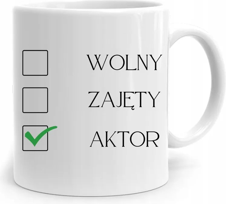 Színésznőnek Születésnapi Ajándék Bögre fényképes nyomtatással