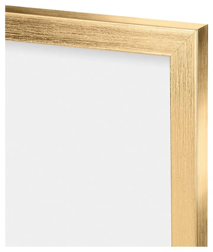 Aranyszínű műanyag fali képkeret 55x45 cm – knor