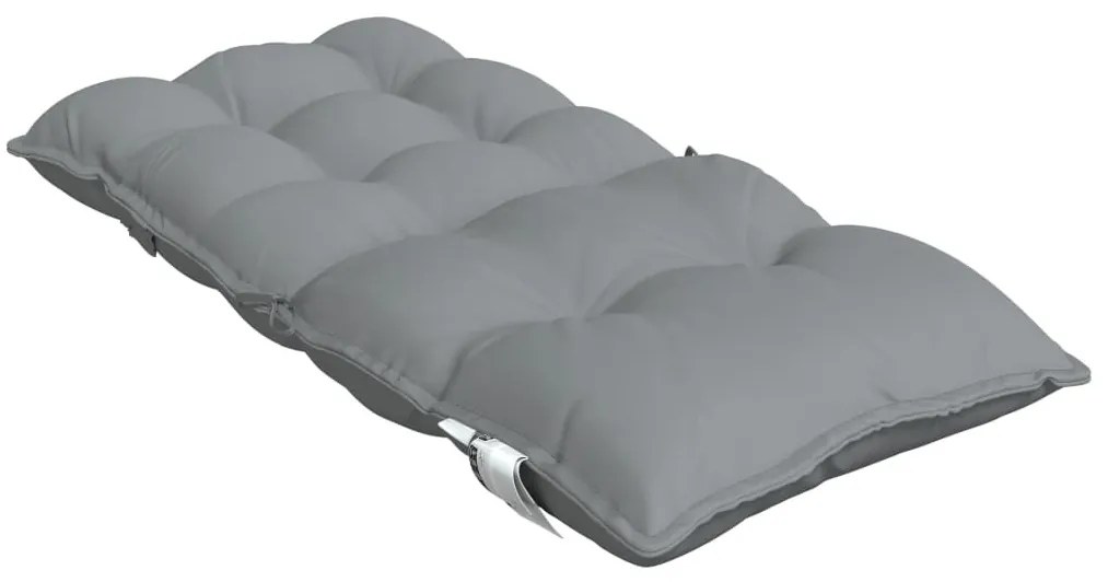 2 db szürke oxford szövet háttámlás székpárna