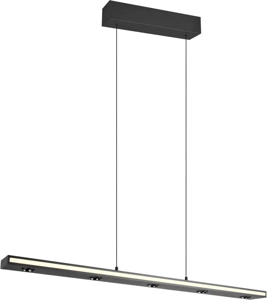 TRIO 353010132 GRAHAM Modern Led Függesztett Lámpa Fekete LED IP20
