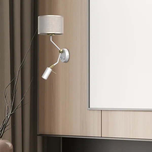 Fali lámpa LINO 1xE27/40W/230V + 1xGU10/MR11/7W