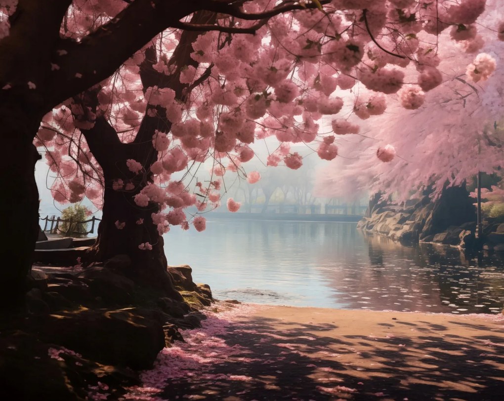 Poszter 76x60,5cm Sakura nyugalom