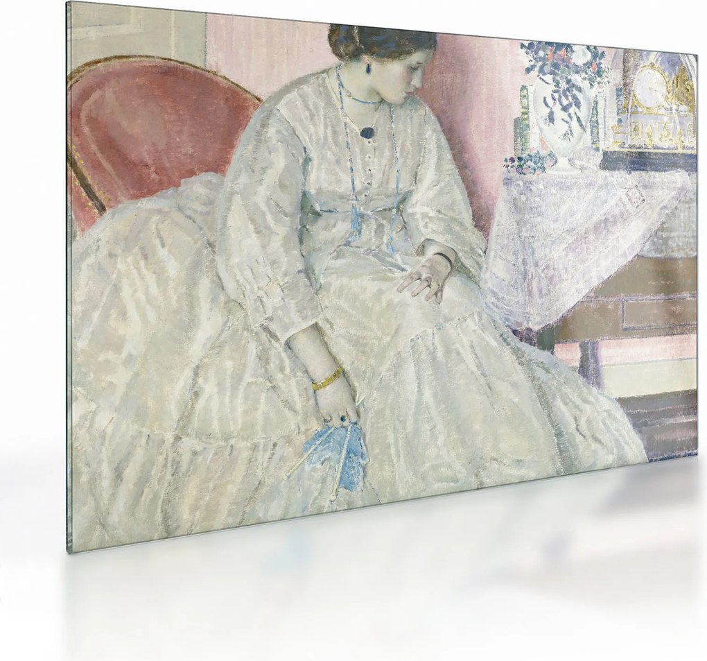 Üveg kép - Frederick Carl Frieseke, Memories, reprodukciók (70x50 cm)