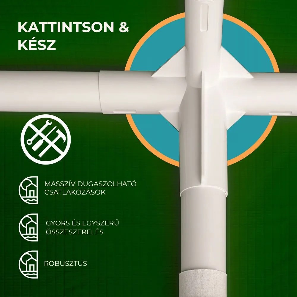 NEAPOL rendezvénysátor, 3x6m, zöld Jurhan